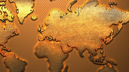 HD-wallpaper-golden-world-map-creative-art-metal-1